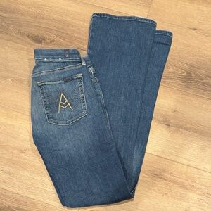 7 For All Mankind Women's Blue Jeans Sz 26